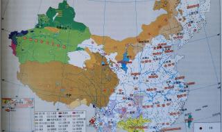 中国少数民族分布图